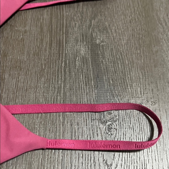 Lululemon License to Train Triangle Bra Light Support A/B Cup Washed Mauve Sz 4 - Picture 4 of 8